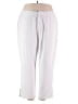 Catherines Solid White Casual Pants Size 2X - photo 1