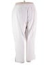 Catherines Solid White Casual Pants Size 2X - photo 2