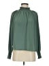 Nine West 100% Polyester Green Long Sleeve Blouse Size XS - photo 1