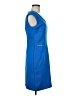 Studio One Solid Blue Casual Dress Size 6 - photo 4