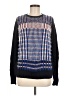 Abercrombie & Fitch Plaid Blue Pullover Sweater Size M - photo 1