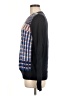 Abercrombie & Fitch Plaid Blue Pullover Sweater Size M - photo 5