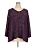 Chico's Metallic Purple Pullover Sweater Size XXL (4) - photo 1