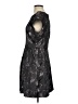Alice + Olivia Metallic Floral Black Cocktail Dress Size M (estimated) - photo 5
