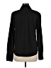 Modern Works Houndstooth Black Long Sleeve Blouse Size M - photo 2