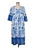 Unbranded Paisley Blue Casual Dress Size M - photo 1