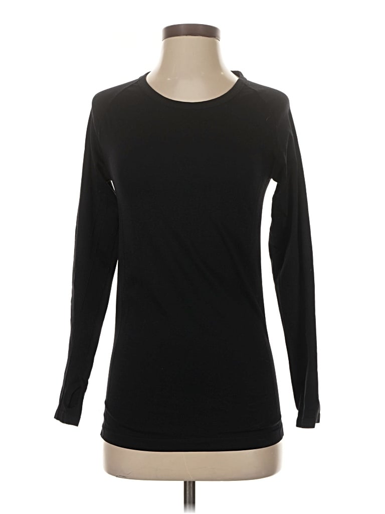 Pre-owned Active Long Sleeve T-shirt In Black