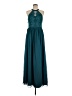 JJ's House 100% Polyester Teal Cocktail Dress Size 8 - photo 1