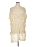 Unbranded 100% Polyester Ivory Tan Poncho Size XL - photo 1
