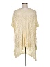 Unbranded 100% Polyester Ivory Tan Poncho Size XL - photo 2