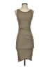 Leith Solid Tan Casual Dress Size XS - photo 1