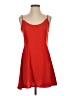 Zara Solid Red Casual Dress Size S - photo 1