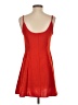 Zara Solid Red Casual Dress Size S - photo 2
