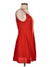 Zara Solid Red Casual Dress Size S - photo 4