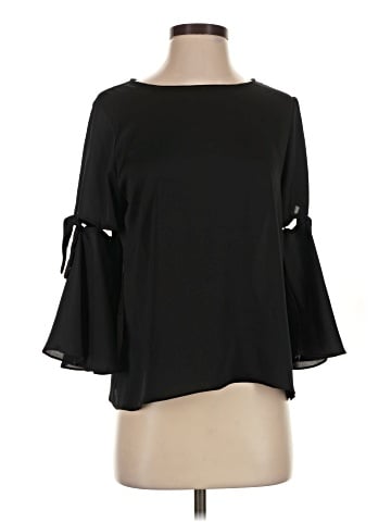 Waverly Grey 3/4 Sleeve Blouse (view 1)