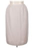 Travis Ayers 100% Polyester Solid Ivory Gray Casual Skirt Size 16 - photo 1