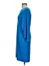 Spense Solid Blue Casual Dress Size 4 - photo 5