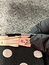 Lush Polka Dots Black Short Sleeve Blouse Size XL - photo 8
