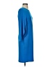 Spense Solid Blue Casual Dress Size 4 - photo 4