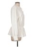 Alfani 100% Polyester Ivory Long Sleeve Blouse Size L - photo 4