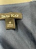 Dana Kay 100% Polyester Blue Cocktail Dress Size 10 - photo 7