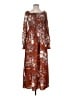 Assorted Brands 100% Polyester Brown Casual Dress Size M - photo 1