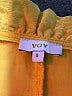 VOY Yellow Short Sleeve Blouse Size S - photo 7