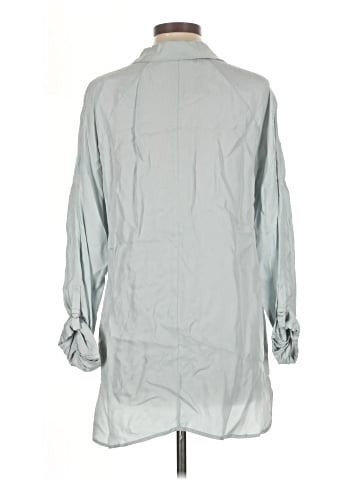 Lovestitch 3/4 Sleeve Button-Down Shirt (view 2)