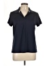 Adidas 100% Polyester Black Short Sleeve Blouse Size L - photo 1