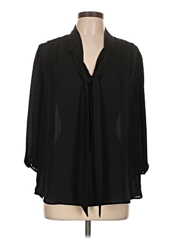 7th Avenue Design Studio New York & Company 3/4 Sleeve Blouse (view 1)