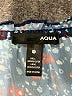 Aqua 100% Polyester Print Blue Casual Dress Size M - photo 7