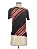 Tory Burch 100% Silk Black Short Sleeve Top Size XS - photo 1