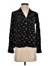 Maeve 100% Rayon Polka Dots Black Long Sleeve Blouse Size 2 - photo 1