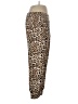 Unbranded 100% Silk Animal Print Gold Silk Pants Size L - photo 4