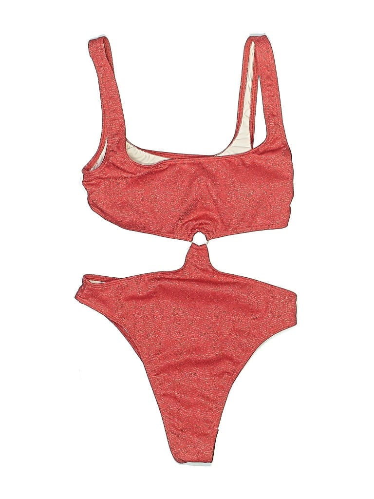 Pre-owned Lulus One Piece Swimsuit In Red