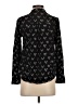 Maeve 100% Rayon Polka Dots Black Long Sleeve Blouse Size 2 - photo 2