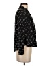 Maeve 100% Rayon Polka Dots Black Long Sleeve Blouse Size 2 - photo 4
