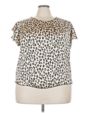 NY Invasion Short Sleeve Blouse (view 1)