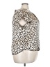 NY Invasion Animal Print Ivory Short Sleeve Blouse Size 3X - photo 4