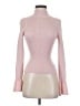 Hooked Up Pink Turtleneck Sweater Size S - photo 1