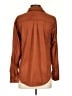 Pilcro Brown Long Sleeve Button-Down Shirt Size XXS - photo 2