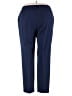 Reflections 100% Polyester Solid Blue Dress Pants Size 20 - photo 2