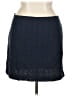 L.L.Bean 100% Cotton Chevron-herringbone Blue Casual Skirt Size 16 (petite) - photo 2