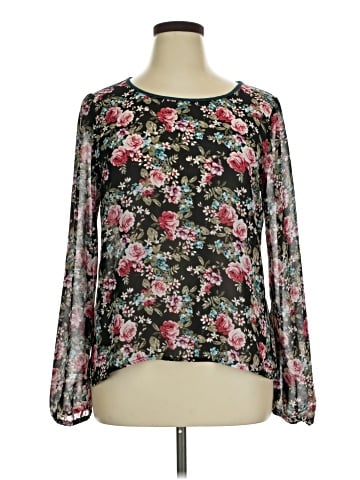 Eyelash Couture Long Sleeve Blouse (view 1)