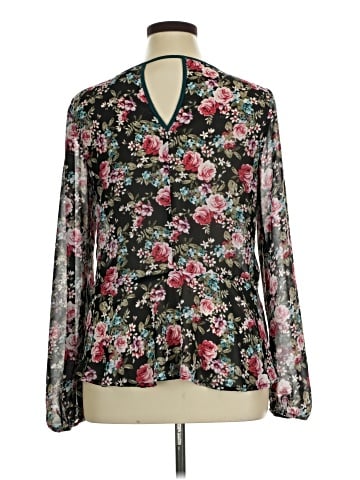 Eyelash Couture Long Sleeve Blouse (view 2)