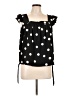 Scoop Black Sleeveless Blouse Size L - photo 1