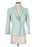 Tahari by ASL 100% Polyester Teal Blazer Size 4 - photo 1