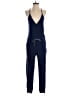 Ecowish Solid Blue Jumpsuit Size S - photo 1