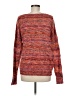 Ann Taylor LOFT Ombre Stripes Pink Orange Pullover Sweater Size M - photo 2