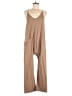 Target Solid Brown Jumpsuit Size S - photo 1